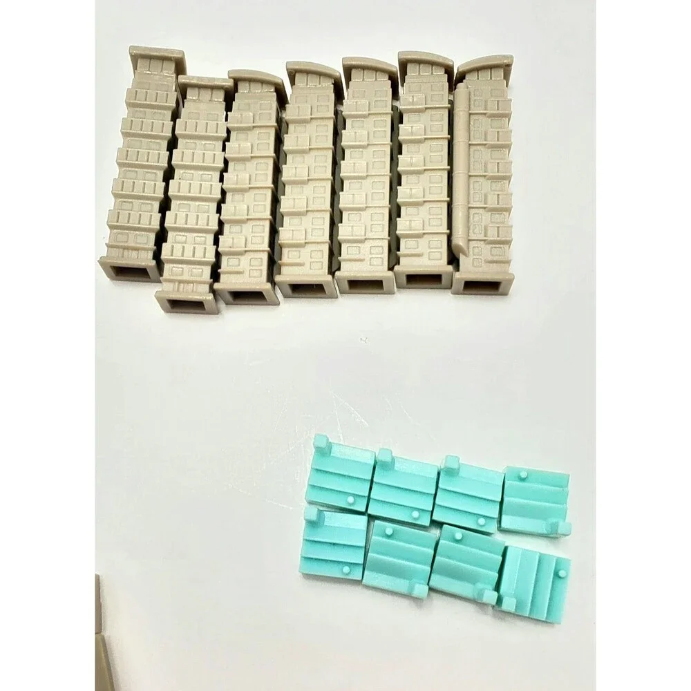 Monopoly City Replacement Buildings Lot Towers Stadiums Hazards Houses Parts Lot